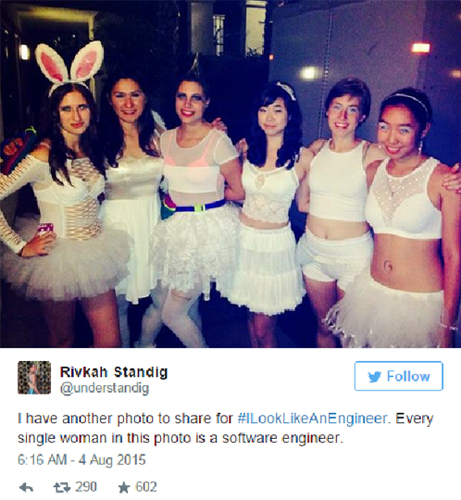 この写真の中の全ての女性はソフトウェアエンジニア。