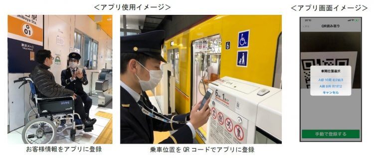 東京メトロ、介助要する乗客の案内に「社員専用アプリ」を導入の画像1